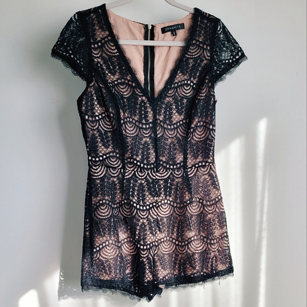 Dynamite lace romper
